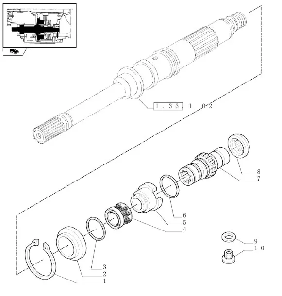 47126720 - Регулировочная муфта